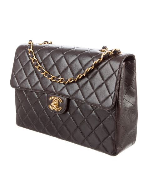 single flap jumbo chanel|vintage chanel jumbo flap bag.